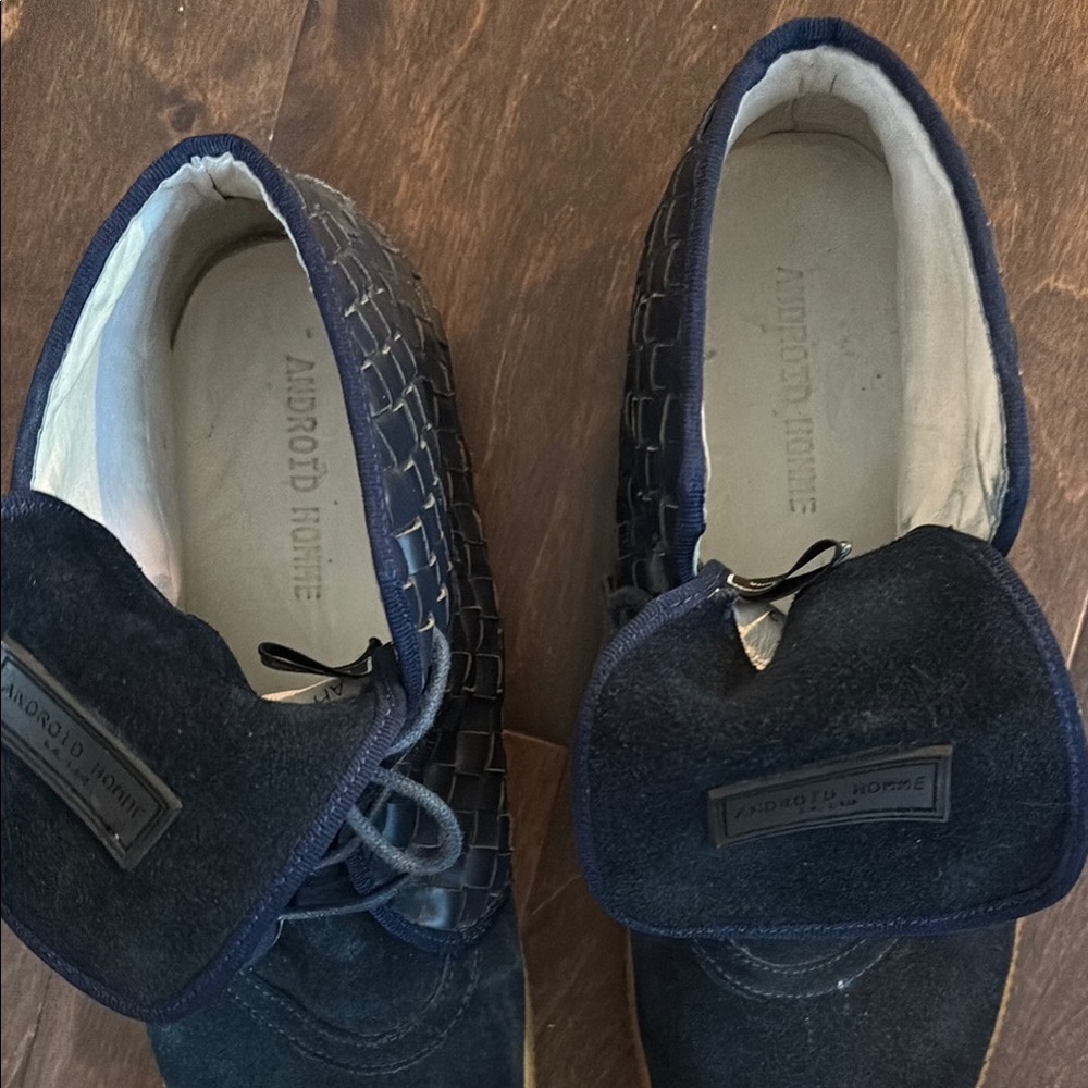 Android HommeBlue Textured Chukka Boots - Picture 6 of 12